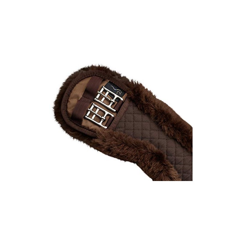 Equinate Moon Girth Anatomical Real Lambskin Short Girth Dressage Girth