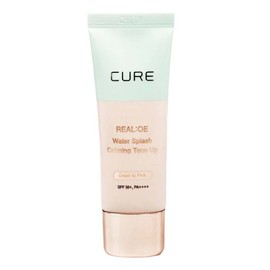 Rasensloe Cure Realoe Water Splash Calming Tone-up Sun Cream 40g Kim Jeong-moon Aloe / 라센스로에 큐어 리알로에 워터 스플래쉬 카밍 톤업 선크림 40g 김정문알로에