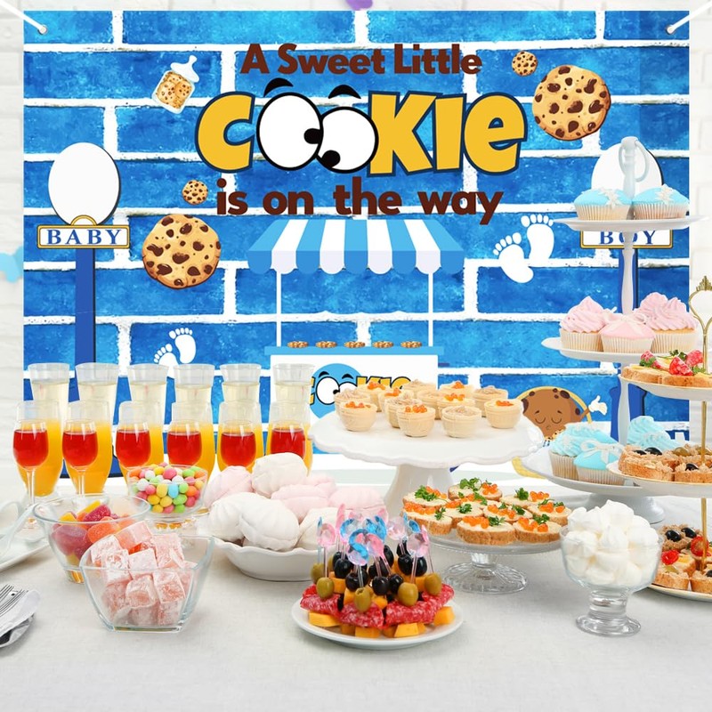 A Sweet Little Cookie is On The Way Backdrop, Cookie