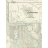 California 14ers Checklist Map 18x24 Poster (Tan)