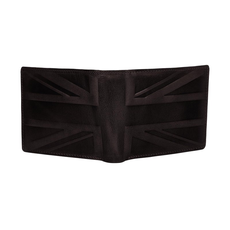 Hudson & James Designer London Real Distressed Leather Mens Wallet