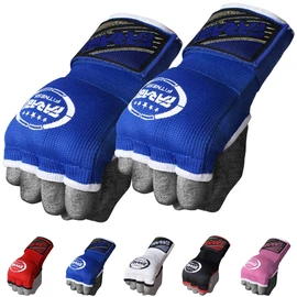 Farabi Boxing Inner Gloves Hand Wraps Gel Easy Wraps Protector Gloves Adult Pair (Blue-2, L/XL)