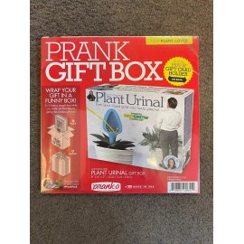 PRANK-O FUNNY JOKE PRANK GAG GIFT GIFT BOX 8"x6"x2" - PLANT URINAL