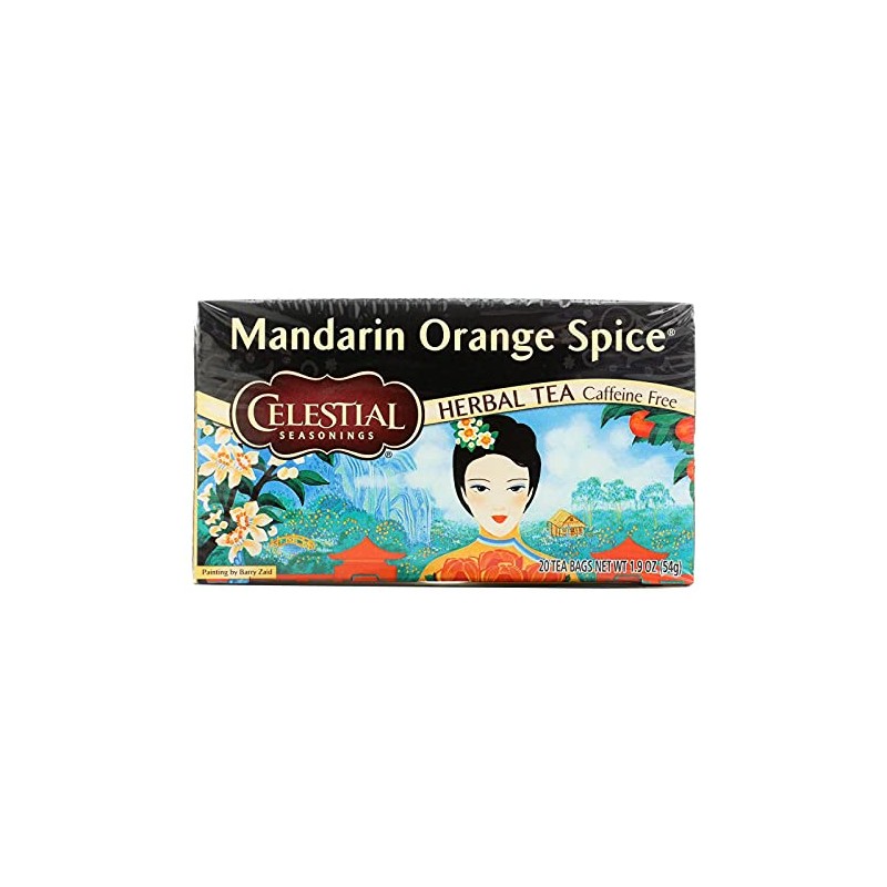 Celestial Seasonings Herb Tea Mandarin Orange Spice, 20-count (Pack of