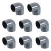 uxcell 3/4" 90 Degree Elbow, 4Pcs PVC Pipe Fittings 2-Way