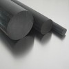 Polyamide PA6 round rod, black, diameter 80 mm, plastic rod