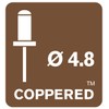 Rapid High Performance Copper Coated Aluminium Rivets, Ø4.8 x 12