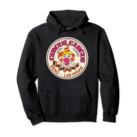 Circus Circus Casino Hotel Vintage Clown Retro Las Vegas Pullover Hoodie