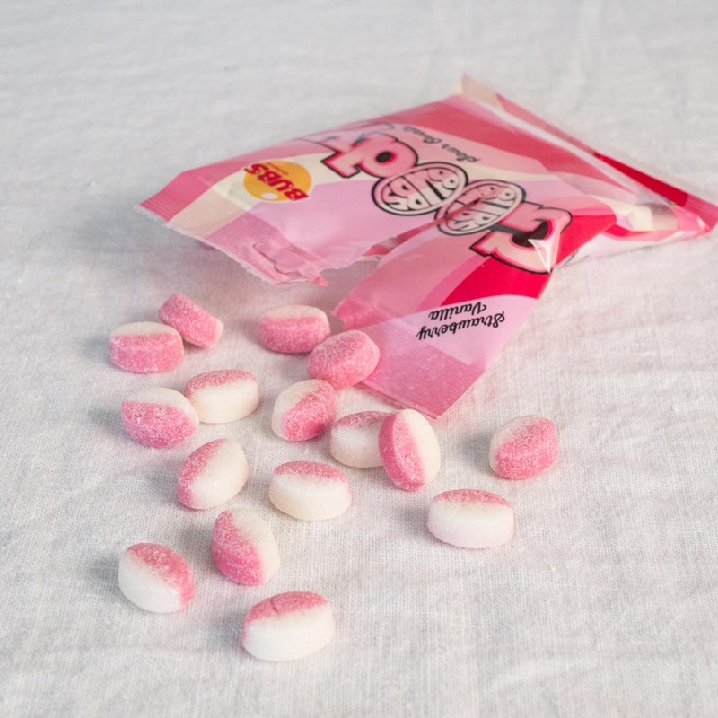 Bubs Goody Candy Ovals Godis Pack (2 pack - Strawberry/Vanilla)