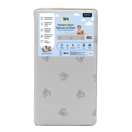 Serta Perfect Start Deluxe Limited Dual Sided Baby Crib Mattress and Toddler Mattress, GREENGUARD Gold Certified, Firm Support, Waterproof, 7 Year Warranty, Made in USA