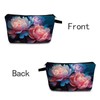 MoCaliduccious Peony Makeup Bag for Women Travel Cosmetic Organizer Bag