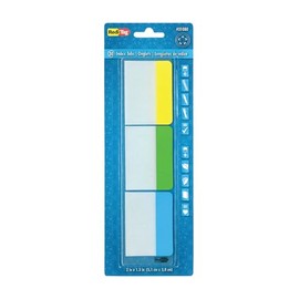 Redi-Tag Writeable, Removable Index Tabs, 2-Inch, 30-Pack, Lemon, Lime and Ocean Blue Colors (31080)