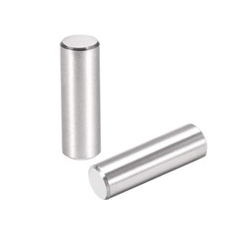 TOP-VIGOR 25Pcs 6mm x 18mm Dowel Pins Shelf Support Pegs, 304 Stainless Steel Cylindrical Shelf Support Pin Fasten Elements Silver Tone
