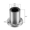 uxcell LM25UU Round Flange Linear Ball Bearings, 25mm Bore Dia,