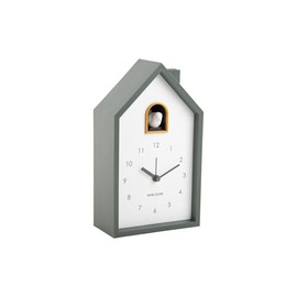 Karlsson Modern Cuckoo Alarm Clock 12 x 6 x 20 cm Green