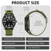LIGE Watches for Men Unisex Military Sports Nylon Band Analog