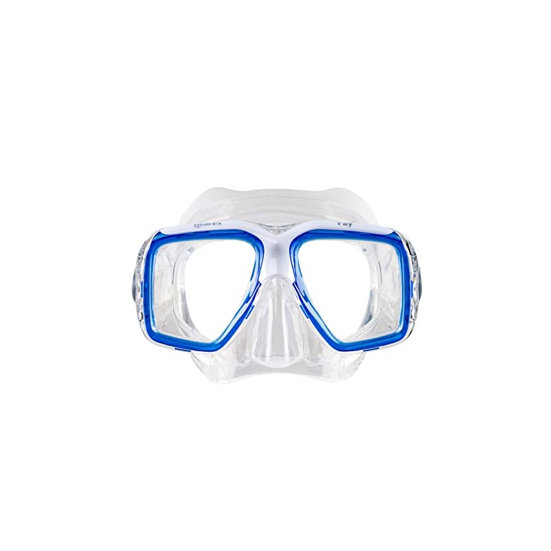 Maske Mares Ray, Maske Erwachsene - Unisex, Blau Trasparent/Trasparent