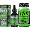 Beard Growth Kit w/ 6X Liquid BIOTIN Supplement with Collagen Peptides + 620,000mcg BIOTIN Gummies Beard Growth Vitamins & Hair Growth Vitamins for Men
