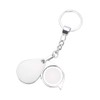 15X Portable Folding Magnifier Metal Pocket Loupe Keychain Key Ring