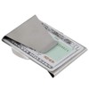 LEEMASING Slim Clip Double Sided Money Clip Credit Card Holder
