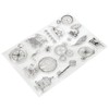 Creativity Essentials"Steampunk" Stamp Set, Clear, A5, 16-Piece, 0.3 x 14.8