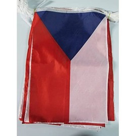 AZ FLAG Czech Republic Bunting 20 flags 18'' x 12''