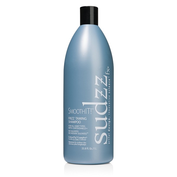 SUDZZFX SmoothIT! Frizz Taming Shampoo, 33.8 Fl Oz