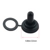 Ruiwaer 20PCS 12mm Toggle Switch Cover, Waterproof Rubber Cover, Duty