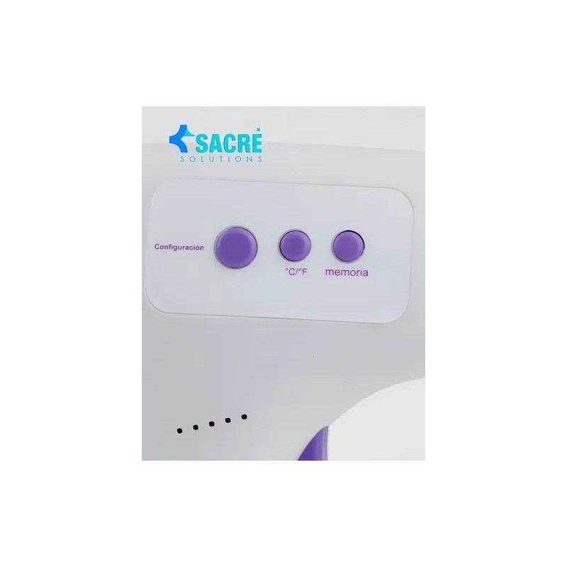 Termómetro Infrarrojo Digital Temperatura Medico Corporal Blanco Sacre Solutions