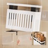 Kitchen Knives Chopstick Rack with Draining Tray Wall Mounted Multifunctional