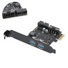 STW3002 PCI Express Card PCIE to USB3.0 20PIN Expansion Board