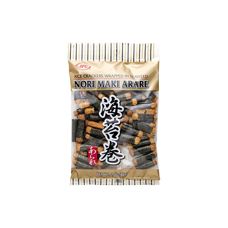 JFC Nori Maki Arare Rice Crackers, 3 Ounce