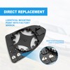 Vrasly Passenger Right Side Heated Mirror Glass Compatible With Volkswagen