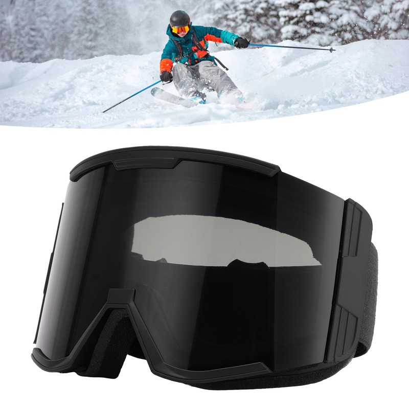 Adult Ski Goggles Double Layer Anti Fog Large Field Cylindrical