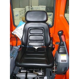 Durafit Seat Covers, Gray Kubota Seat Covers for Excavators U15,U17,U25U,U35S,KX71,KX91,KX121, in Gray Velour
