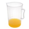 sourcing map Graduated Cups 2000 ml Polypropylene Plastic Set of