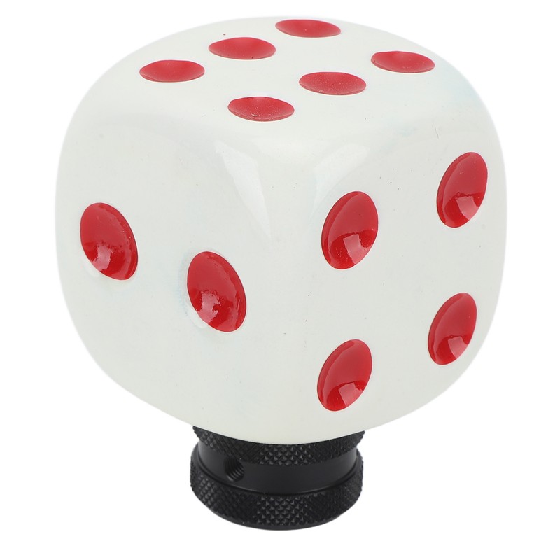 Dice Shape Shift Head Resin Gear Shifting Lever Knob Transmission