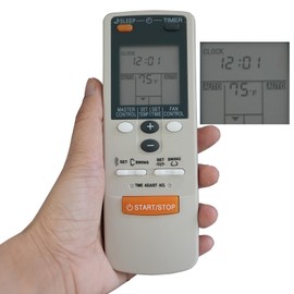 Replacement Remote Control for Fujitsu Air Conditioner Remote Model AR-DL10 AR-DL12 ASU18C1 ASU18R1 ASU24C1 ASU24R1 ASU30C1 ASU18T ABU22 ABU30 ABU36