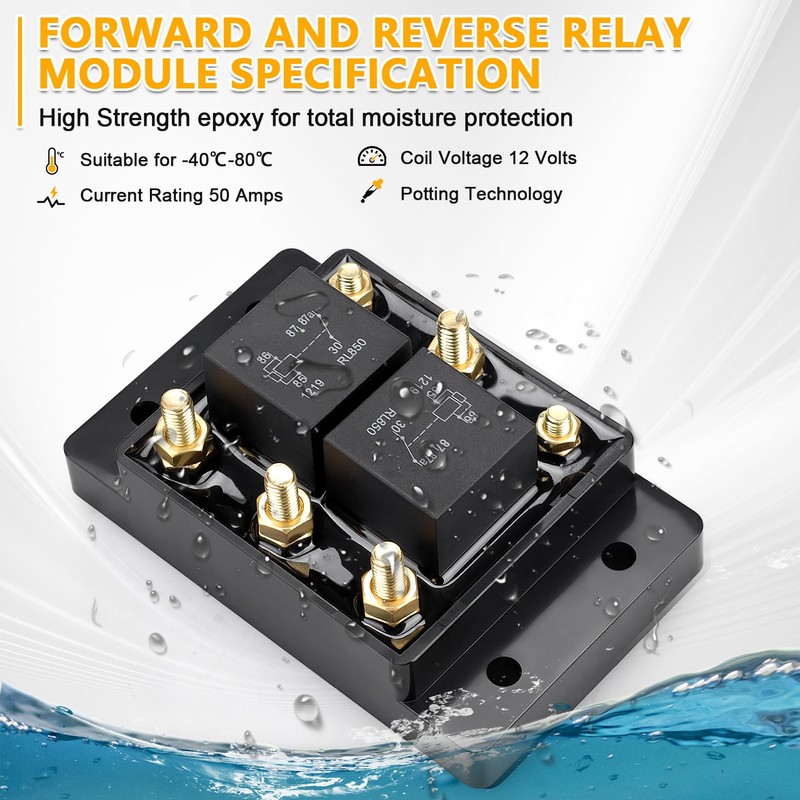 Forward and Reverse Relay Module fit for Tarp or Winch