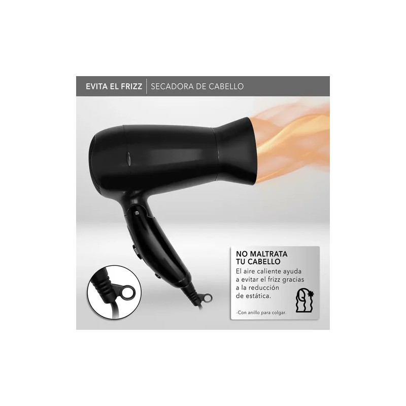 Rca Secadora Para Cabello De Mango Plegable Rc-p8 Belleza Color
