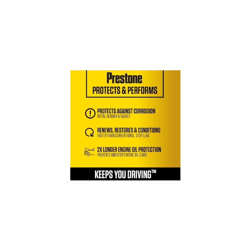 Prestone Stop Leak Additive Engine Oil 12 oz bottle
