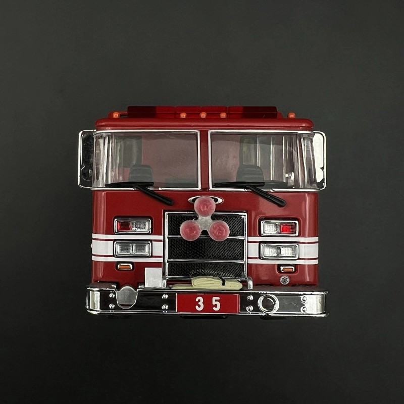 Non-operating Lightbars 2 Pack 1/64 Roto Ray Red Emergency Light