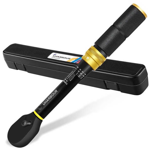 Uharbour Torque Wrench 1/4, 3-25 Nm Torque Wrench Bicycle &