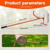 50.9" for Log Lifter, Adjustable Log Roller,Log Roller Tool,Heavy Duty