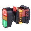 APBB-22 / 25N LED Light Double Push Button Switch NO