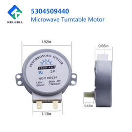 OEM 5304509440 Microwave Turntable Motor Compatible with Frigidaire 4583637 AP6230595 PS12071283 EAP12071283 Microwave Replacement Part