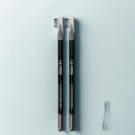 Lamont Lash Monster Milano Eyebrow Pencil, 03 Gray Brown, 2 pcs. / 라몽 래쉬몬스터 밀라노 아이브로우 펜슬, 03그레이브라운, 2개
