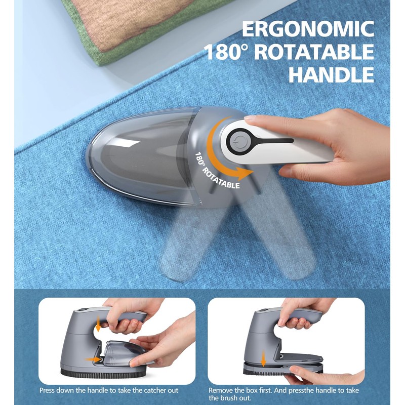 POPCHOSE Fabric Shaver for Clothing, Electric Lint Remover Sweater Shaver