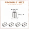 uxcell 1/16"(2mm) Aluminum Crimping Loop Sleeve, Wire Rope Stop Sleeve