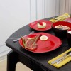 Semtember Promotion Royal Red and Black Tow Tone Color Glaze